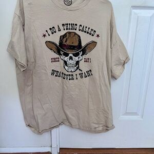 Graphic Beige T-Shirt